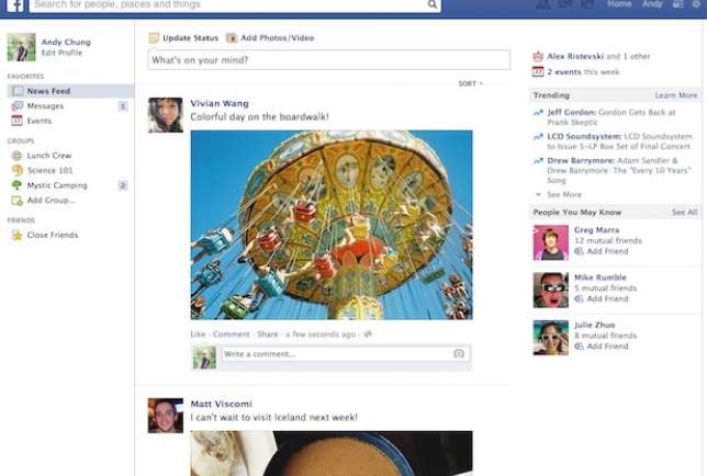 Facebook velho