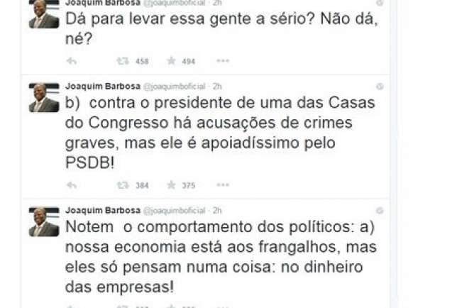Joaquim Barbosa - Twitter