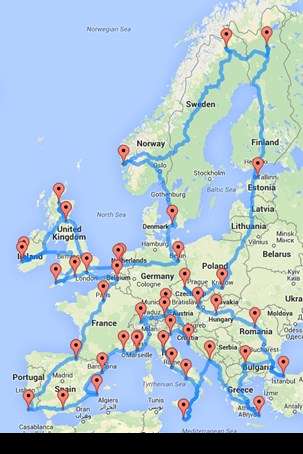 Road Trip Europa