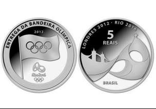moeda olímpica 5