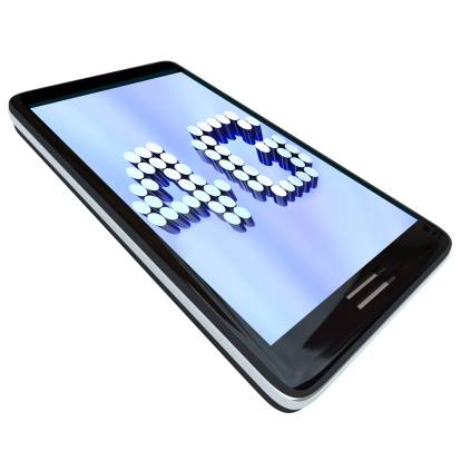 4G - Letters on Smart Phone