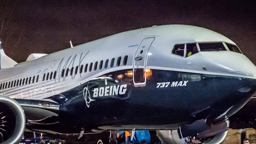Avião Boeing 737 Max, da Boeing