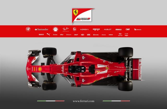 Ainda mais vermelho, Ferrari apresenta carro SF70H