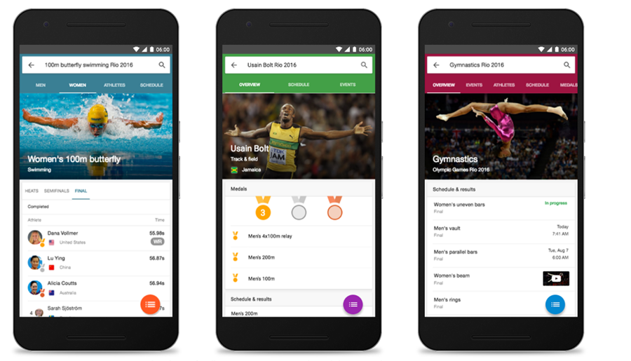 Google lança ferramenta de ”guia” para os jogos Olímpicos; conheça