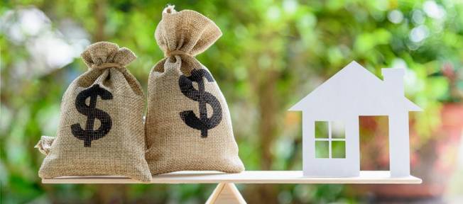 Representação de preço para imóveis; vender ou alugar