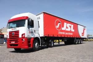 Caminhão da JSL, companhia do grupo Simpar (Divulgação)