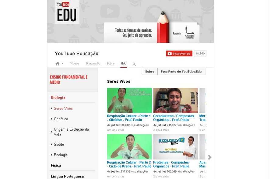 Google e Fundação Lemann lançam 8 mil vídeos educativos no YouTube