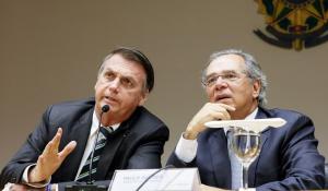 Jair Bolsonaro e Paulo Guedes