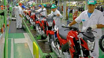Fábrica de motos da Honda em Manaus