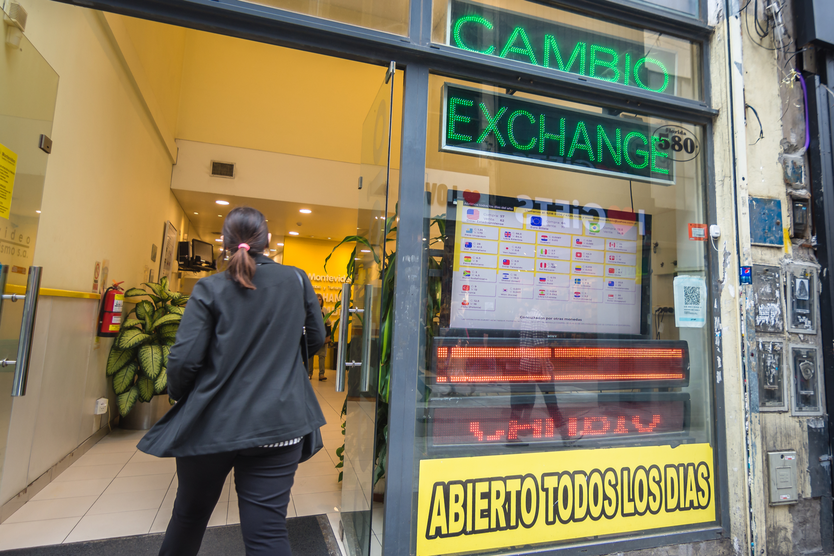 Casa de câmbio na Argentina