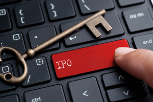 Teclado de computador com a tecla IPO