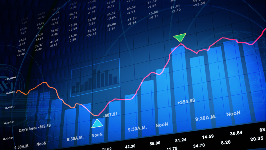 Gráfico de ações (Shutterstock)