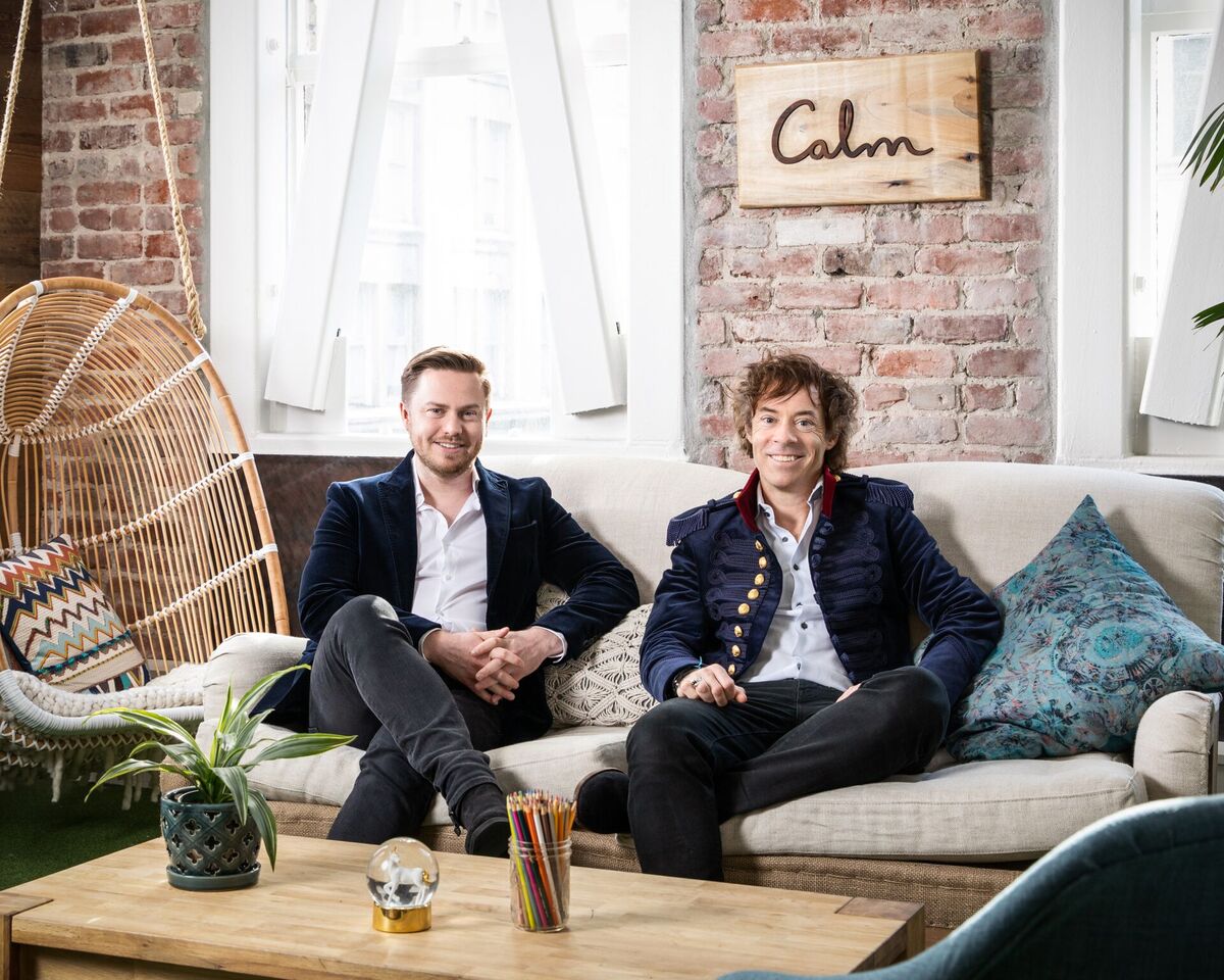 Alex Tew e Michael Acton Smith: fundadores do app Calm