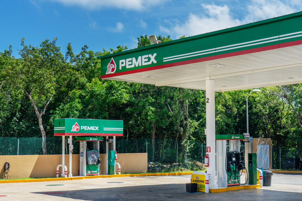 Posto de gasolina da Pemex.