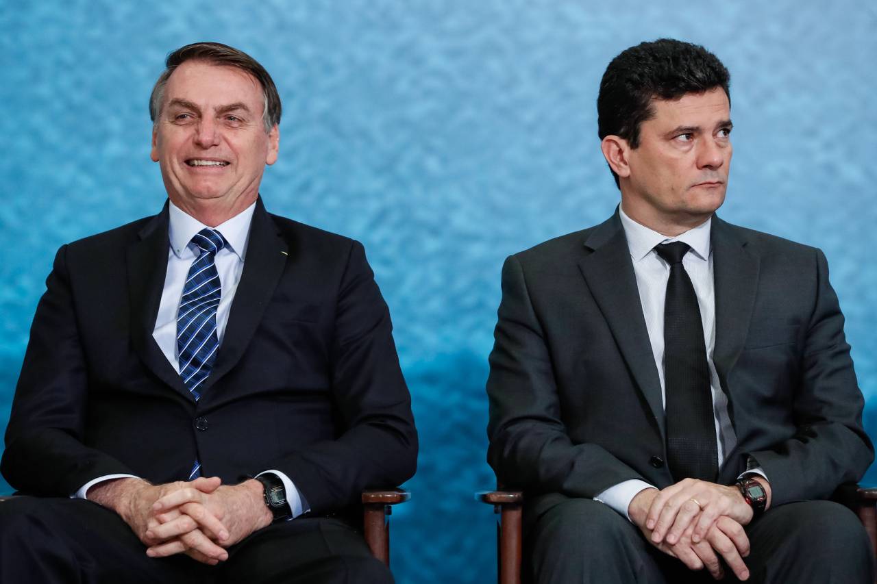 Jair Bolsonaro e Sérgio Moro