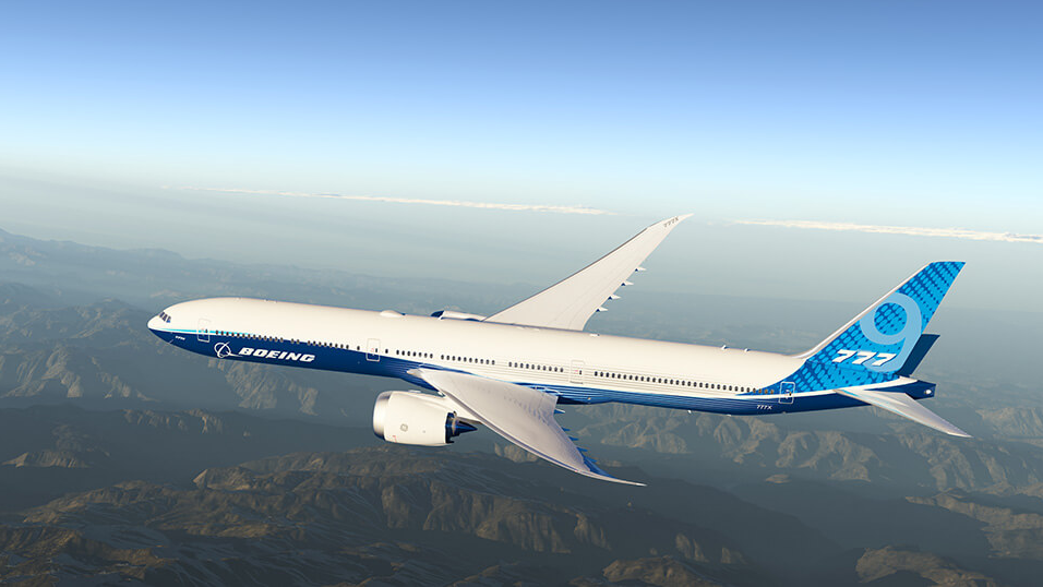 Boeing realiza voo inaugural de aeronave 777X