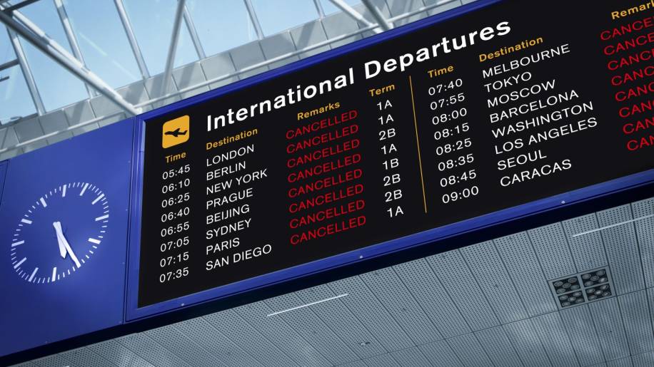 aeroporto aviação aviões voos cancelados covid coronavírus