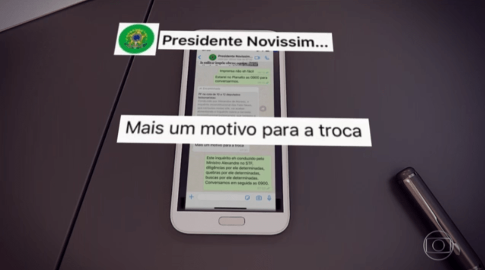 s&eacute;rgio moro jair bolsonaro mensagem whatsapp pf stf