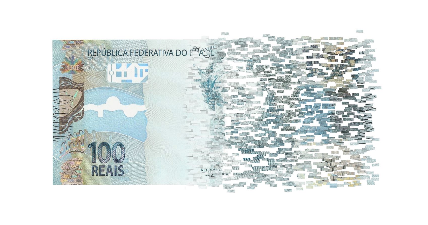 dinheiro real 100 reais nota brasil economia