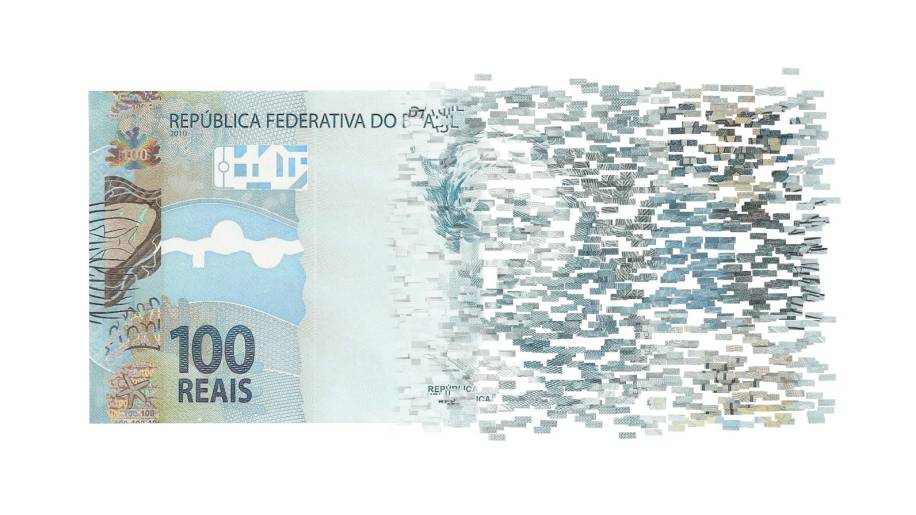 dinheiro real 100 reais nota brasil economia