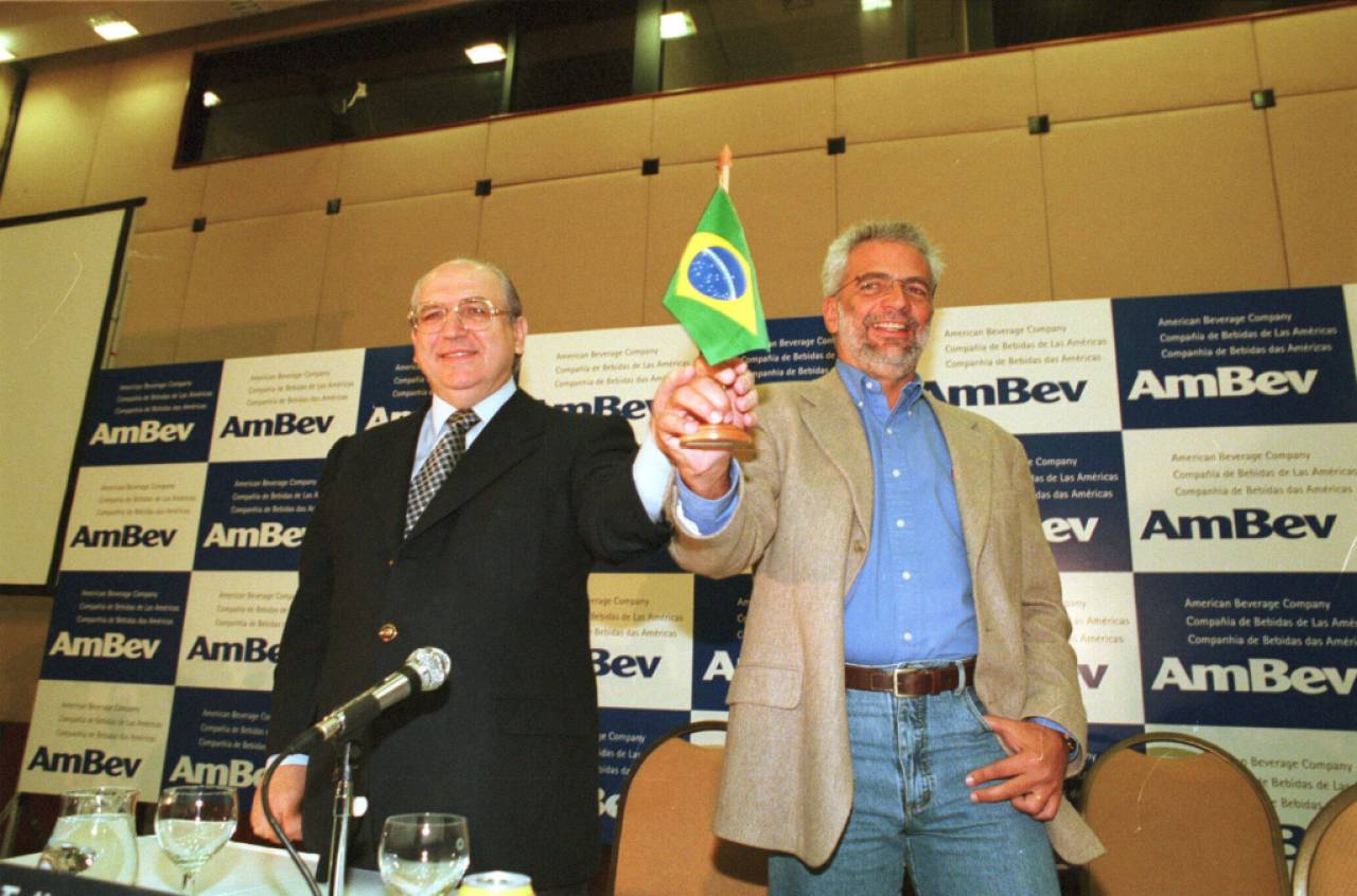 Retrato de Victorio Carlos de Marchi e Marcel Herrmann Telles