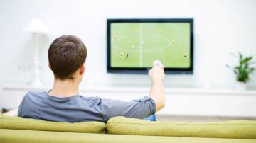 televisão futebol jogo tv