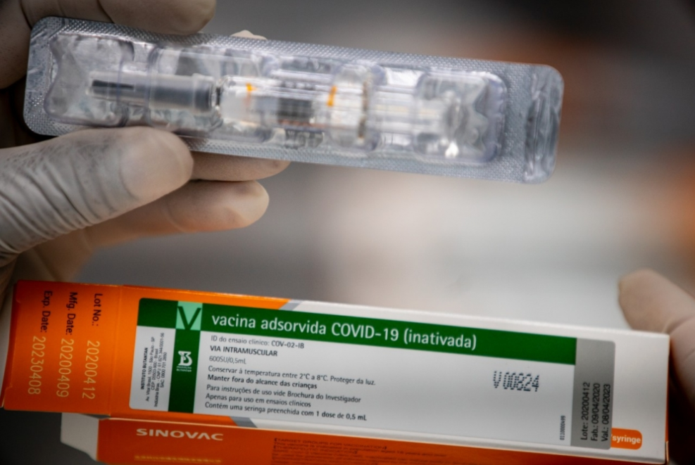 Coronavac, vacina produzida em parceria com a China