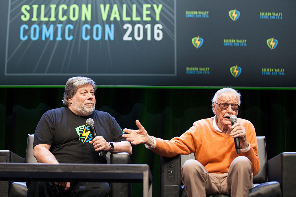Steve Wozniak e Stan Lee na Comic Con de 2016