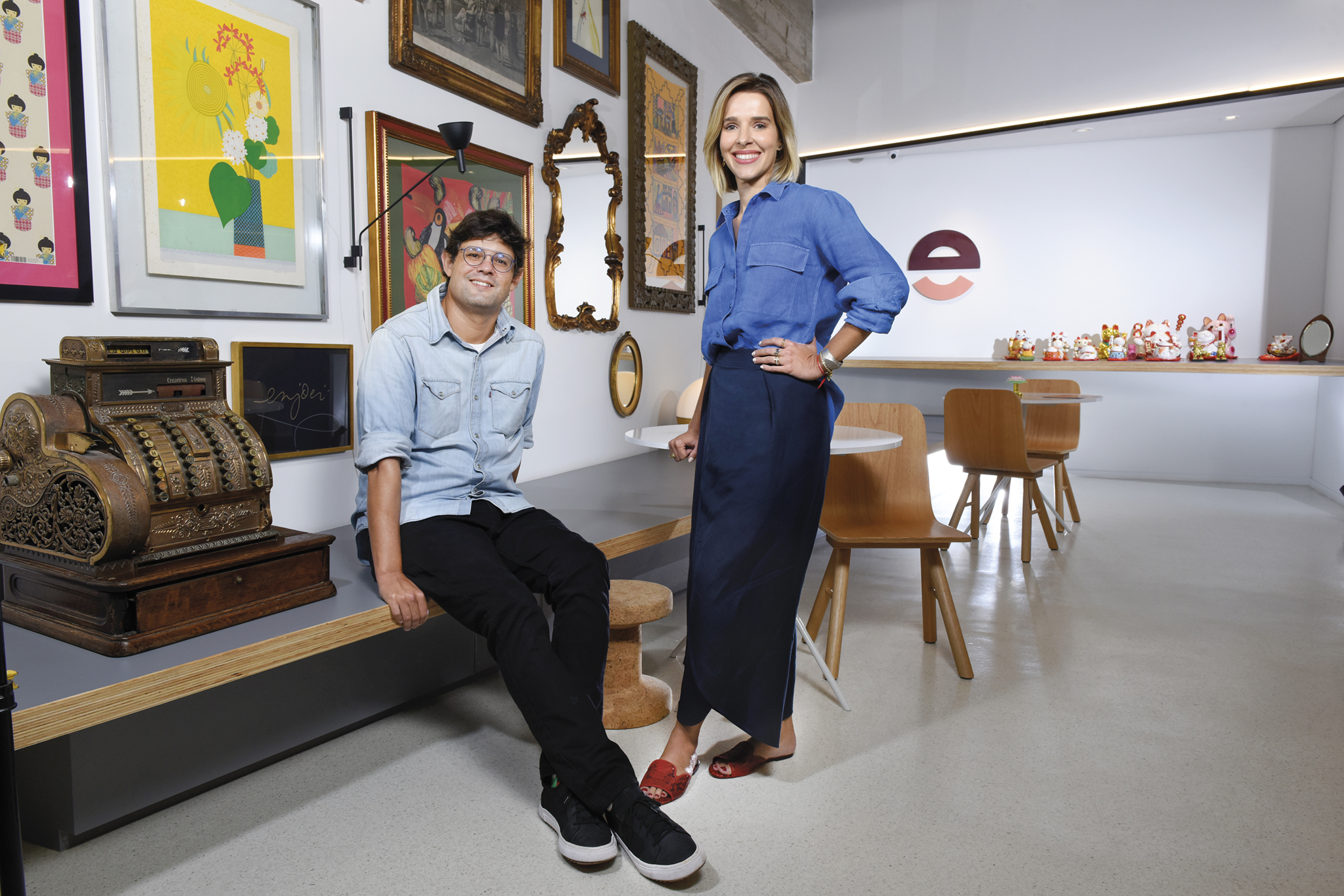 Ana Luiza McLaren e Tiê Lima da Enjoei