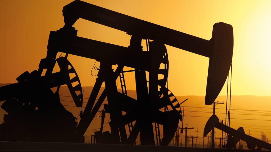 poços de petróleo em Talf, na Califórnia