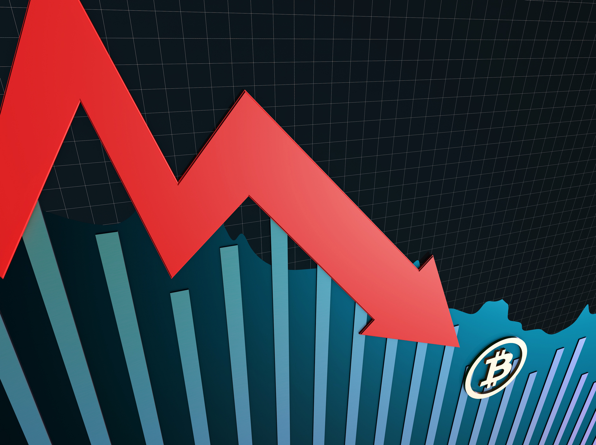 Bitcoin e Ethereum despencam 8% com nova subida dos treasuries americanos; mercado cai 6% e vai a US$ 947 bi