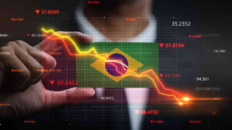Brasil economia PIB Negativo