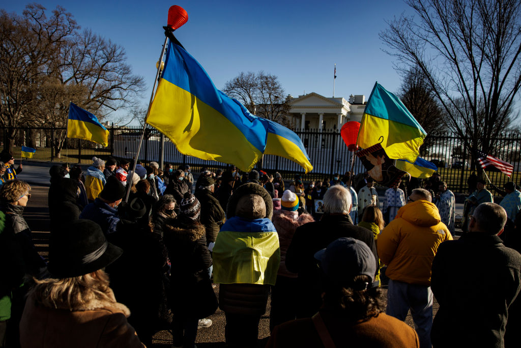 Manifestações pró-ucrânia, guerra Ucrânia e Rússia