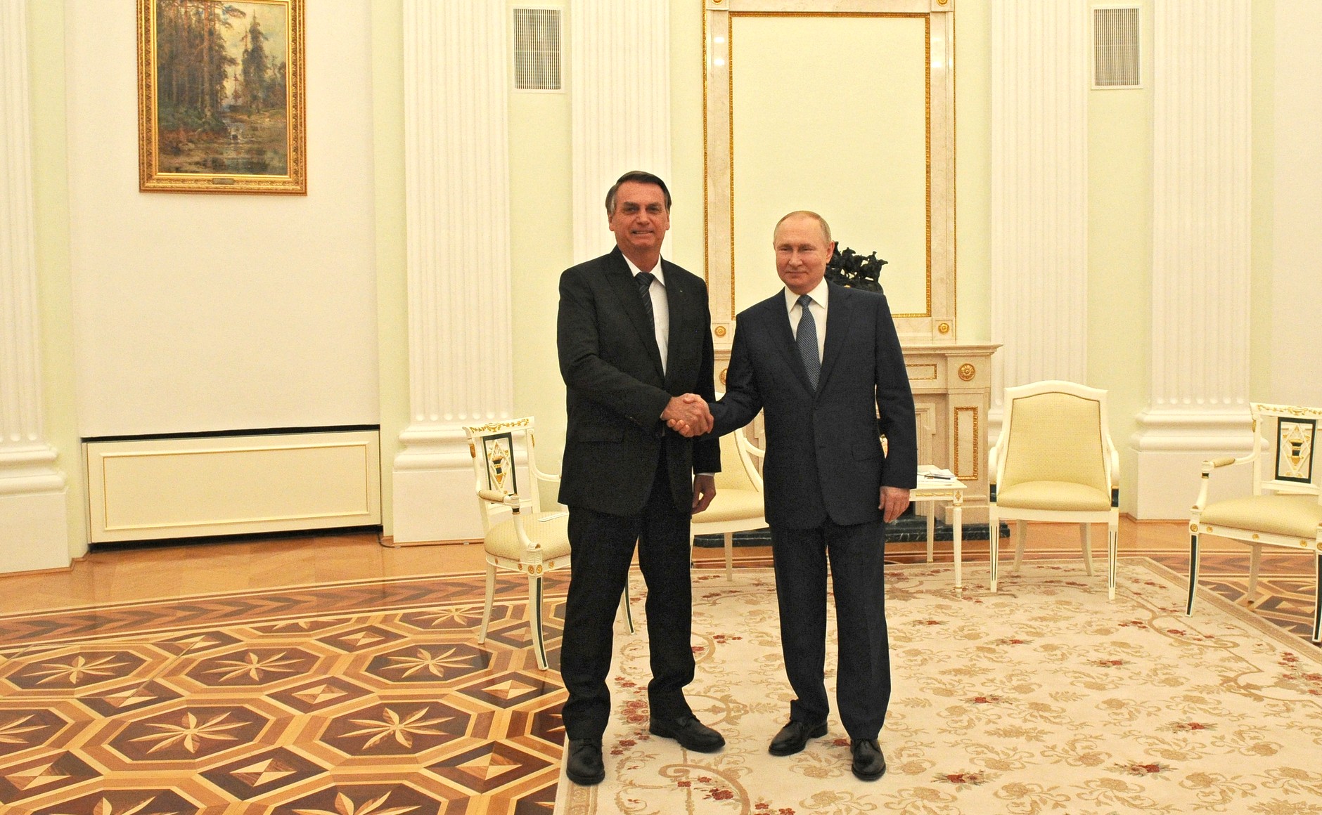 Bolsonaro encontra Putin em Moscou (Kremlin/Divulgação)