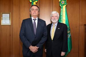 (Brasília - DF, 24/05/2022) Christopher Dodd, Enviado Especial do Presidente dos Estados Unidos da América - (Foto: Clauber Cleber Caetano/PR)