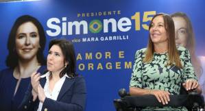 Simone Tebet (MDB) anuncia Mara Gabrilli (PSDB) como vice em chapa à Presidência nas eleições 2022 (Divulgação/Flickr Simone Tebet)