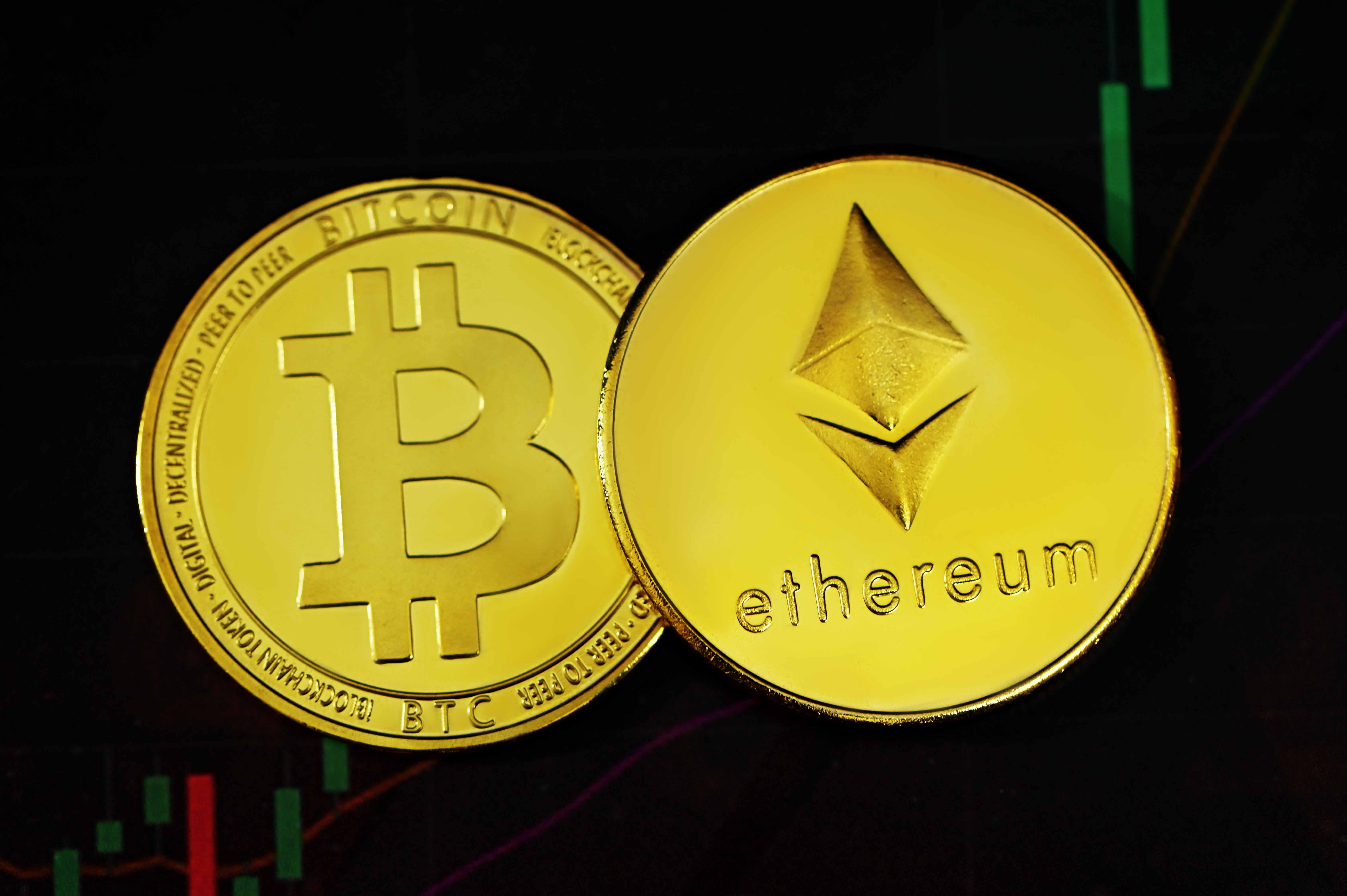 Ethereum desaba 9% e Bitcoin cai abaixo de US$ 19 mil com investidores de olho no Fomc