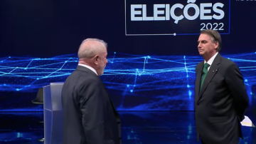 Debate presidencial de segundo turno Grupo Bandeirantes, Folha e TV Cultura (Reprodução/YouTube)