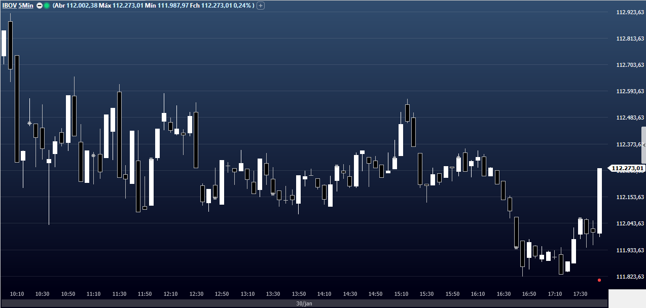 Ibovespa fechamento de 30 de janeiro de 2023