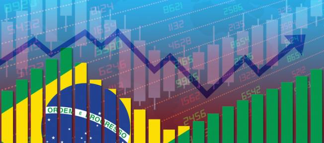 Foto de stock de Economia do Brasil melhora e volta ao normal após crise