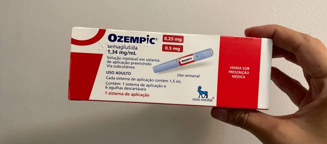 Ozempic, medicamento composto por semaglutida, utilizado para tratamento de diabetes e para emagrecimento, da Nova Nordisk