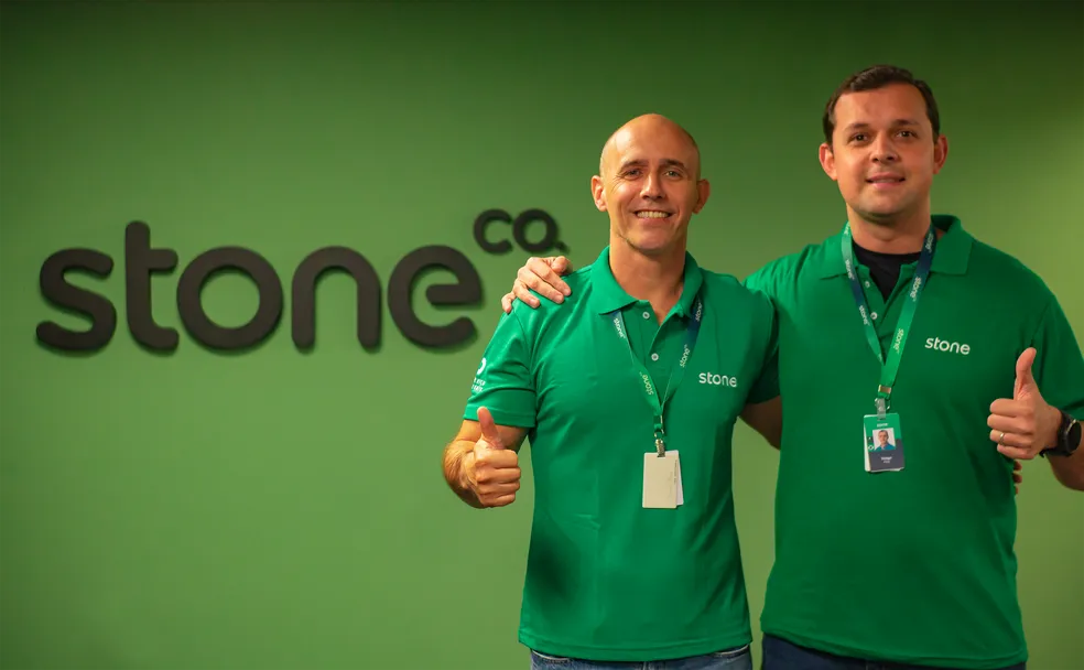 Pedro Zinner (à esquerda) e Thiago Piau, fundador e antigo CEO da Stone (Divulgação)