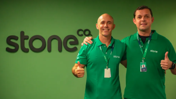 Pedro Zinner (à esquerda) e Thiago Piau, fundador e antigo CEO da Stone (Divulgação)