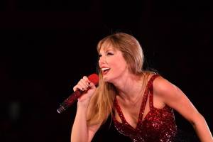 Taylor Swift durante show da Eras Tour em Buenos Aires, Argentina (Marcelo Endelli/TAS23/Getty Images for TAS Rights Management)