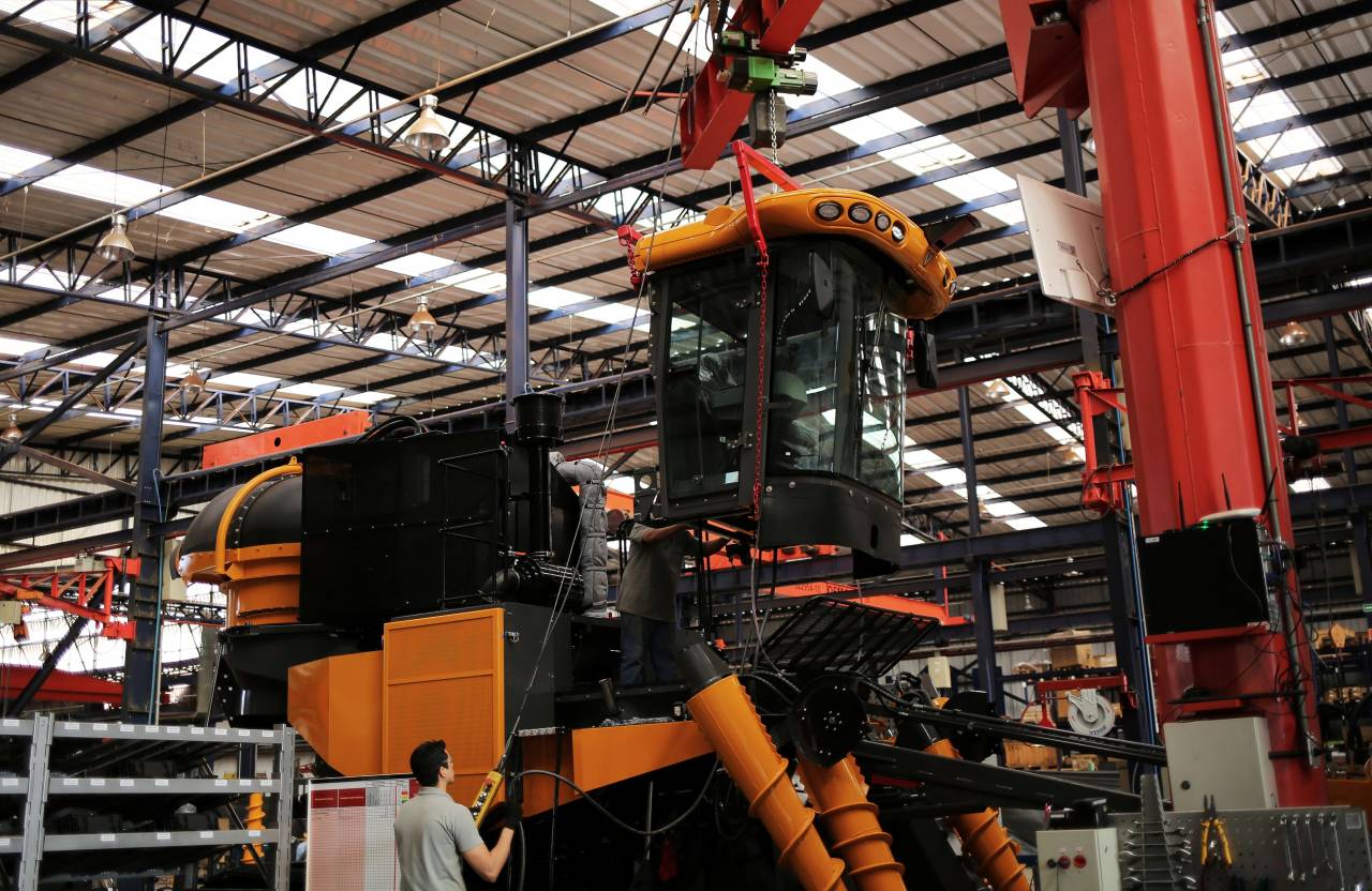 Máquina em planta de fábrica em Ribeirão Preto (Reuters/Nacho Doce)