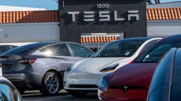 Loja da Tesla na Califórnia, EUA (David Paul Morris/Bloomberg)
