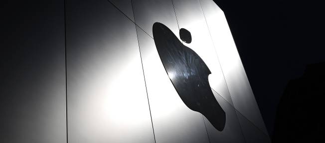 Logo da Apple em uma loja em San Francisco (Bloomberg)