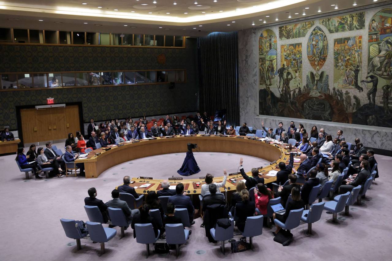 Conselho de Segurança da ONU em Nova York 25/3/2024 REUTERS/Andrew Kel