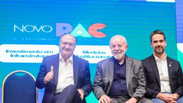 Geraldo Alckmin, Lula e Eduardo Leite (Foto: Ricardo Stuckert/PR)