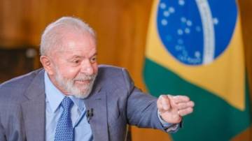 Luiz Inácio Lula da Silva, em entrevista ao SBT (Foto: Reprodução/SBT)